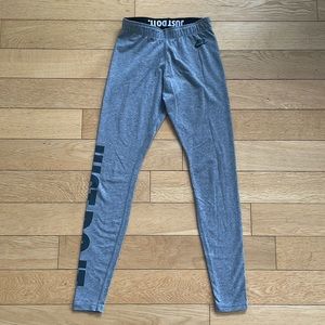Nike “Just Do It” Athletic Wear Leggings Size XS